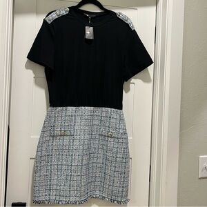 Maje Bleu Clair Dress